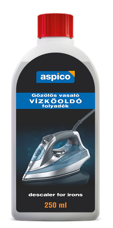 Aspico DE400 vízkőtelenítő folyadék vasalóhoz, 250ml, DE400